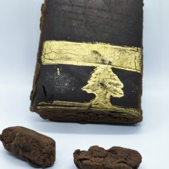 lebanese hash Ancient artifact with gold decoration.