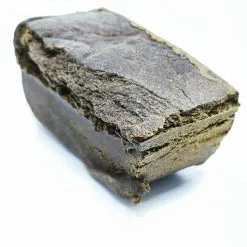 Northern Lights hash block close-up